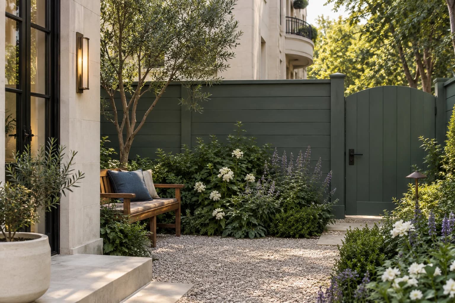 Fences & garden structures featuring Vine Leaf paint