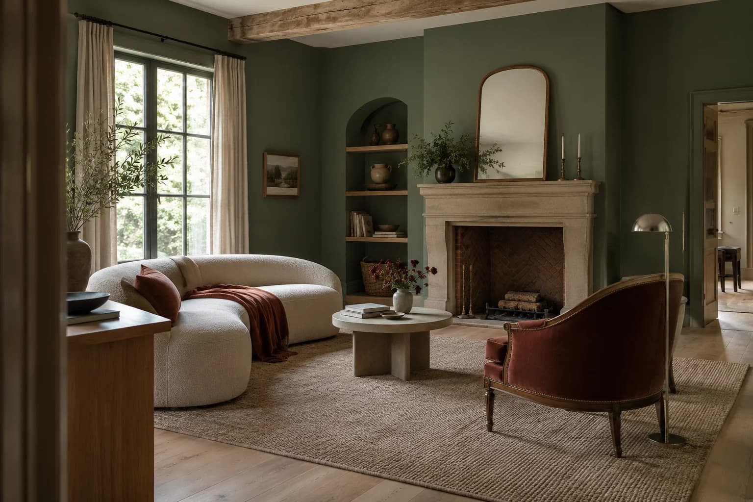 Living room featuring Vine Leaf paint