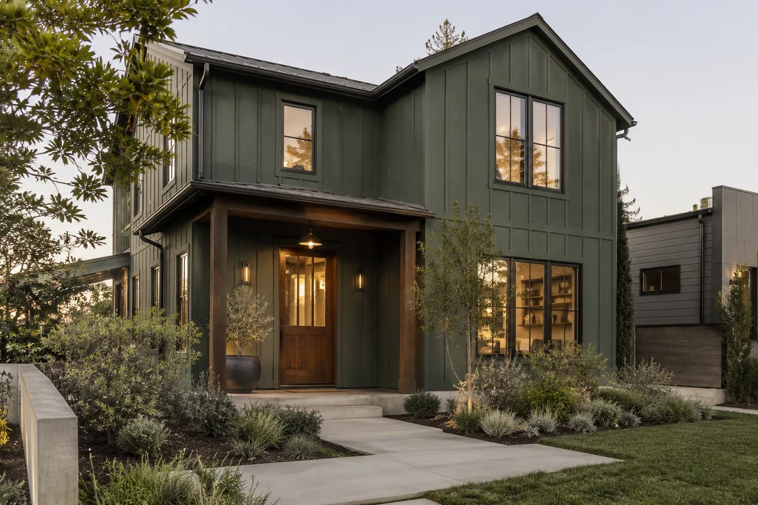 Siding featuring Vine Leaf paint