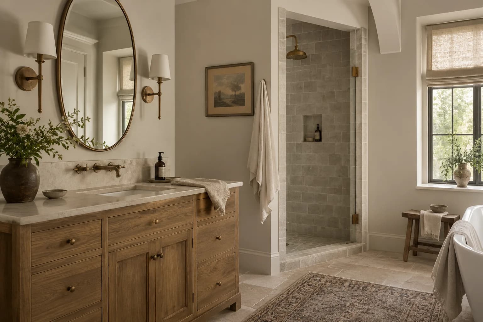 Bathroom featuring Classic Gray paint