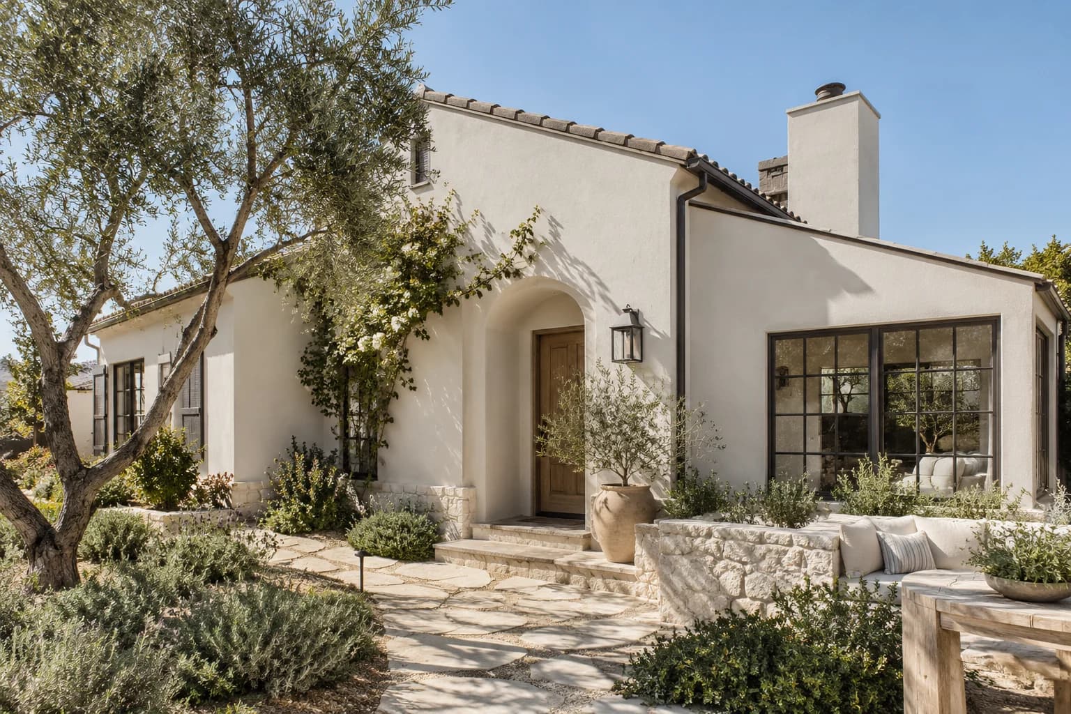 Stucco featuring Classic Gray paint