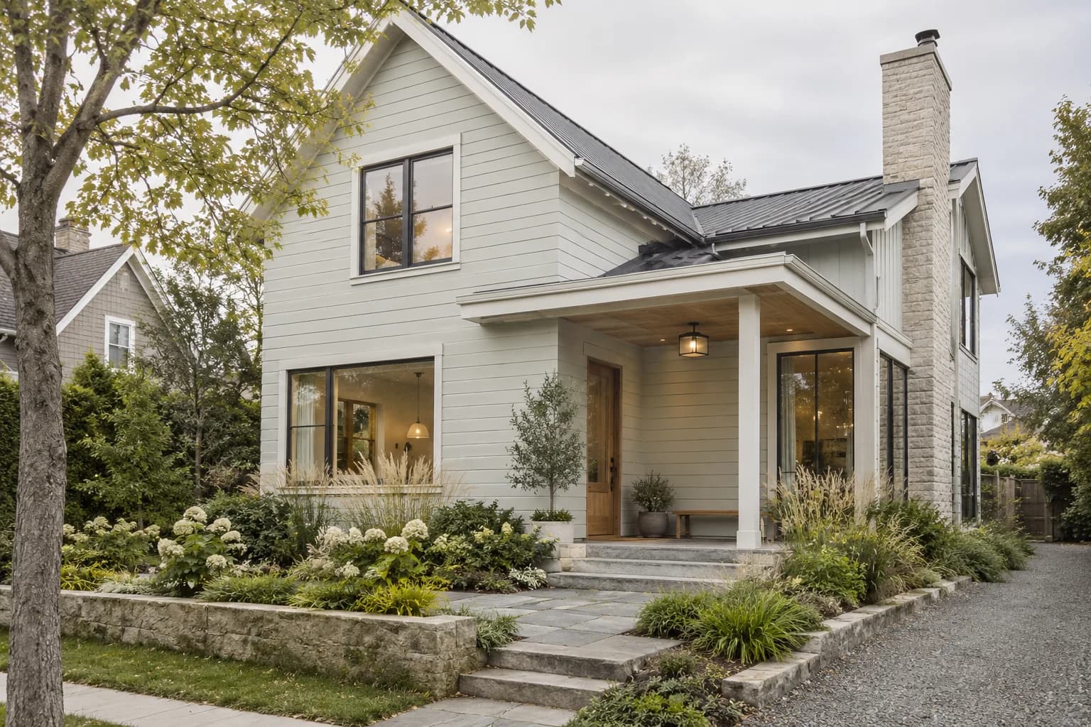 Siding featuring Gray Owl paint