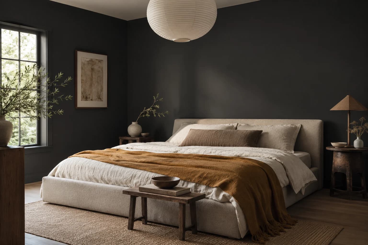 Bedroom featuring Onyx paint