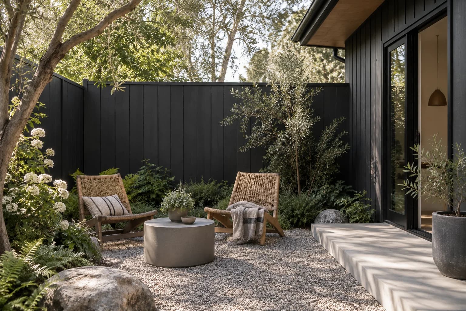 Fences & garden structures featuring Onyx paint