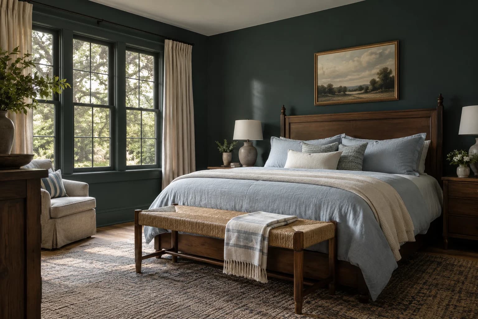 Bedroom featuring Salamander paint