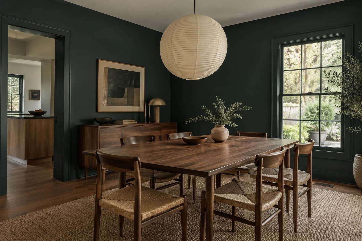 Dining room featuring Salamander paint
