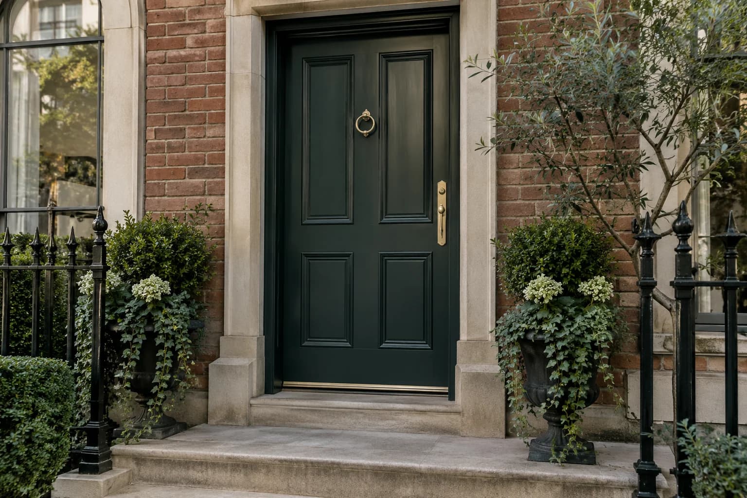Front door featuring Salamander paint