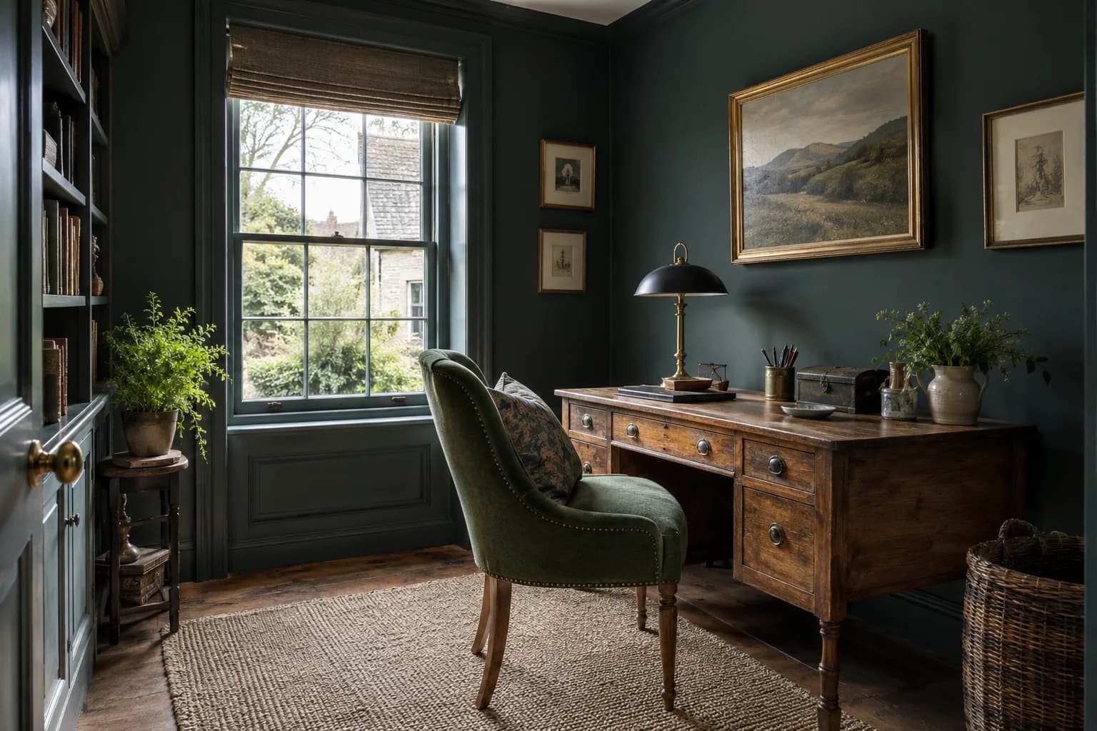Home office featuring Salamander paint