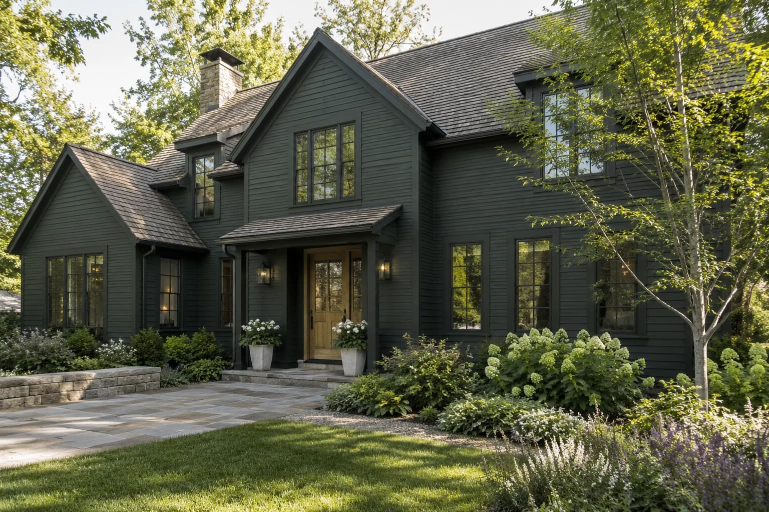 Siding featuring Salamander paint