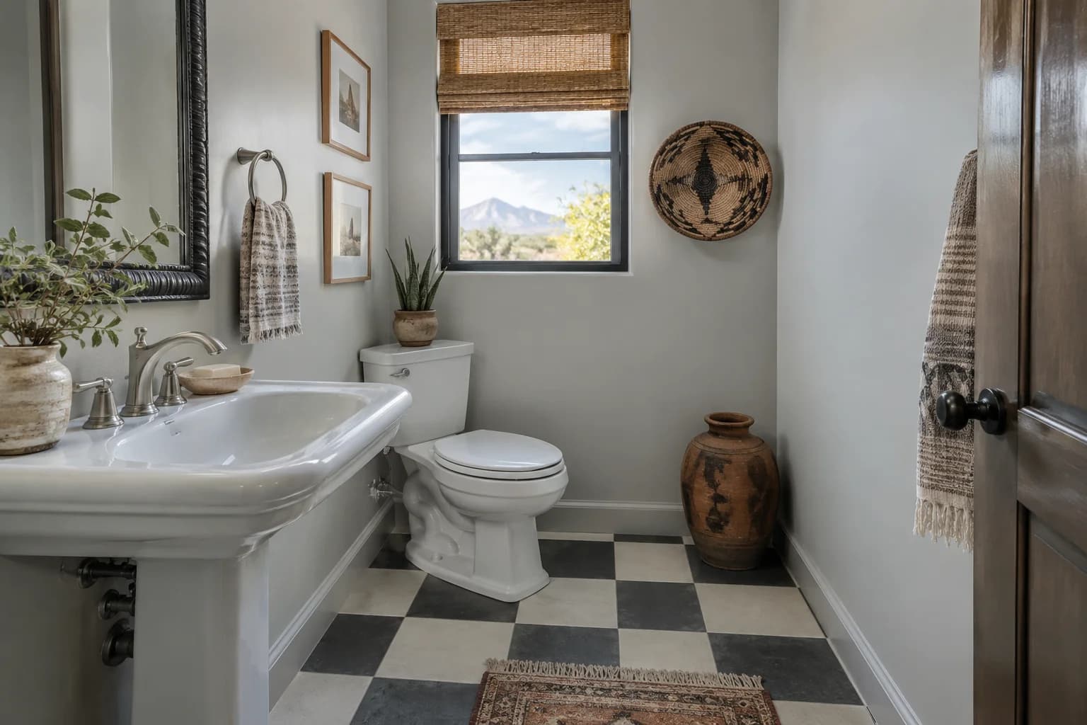Bathroom featuring Stonington Gray paint