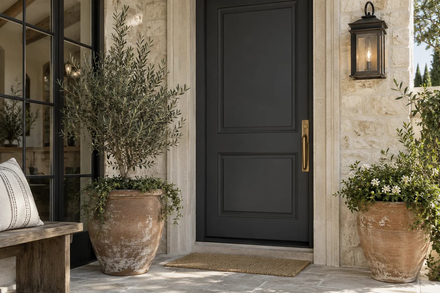 Front door featuring Wrought Iron paint