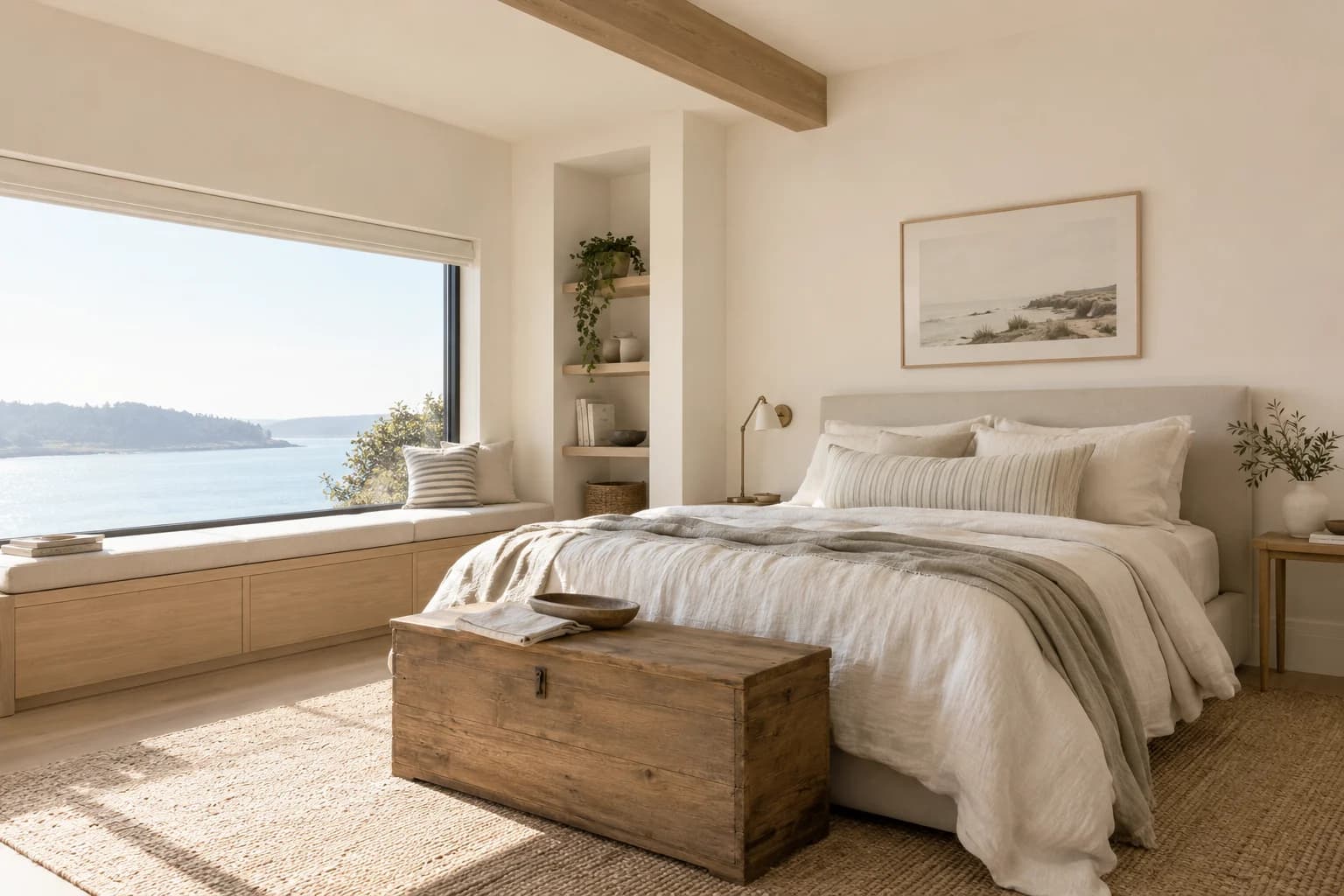 Bedroom featuring Alabaster paint