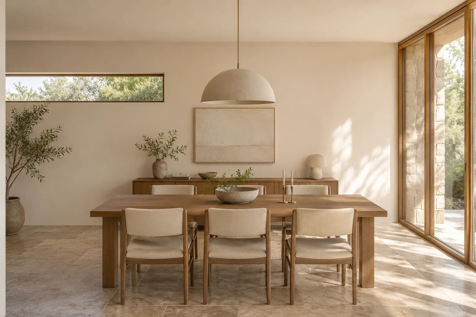 Dining room featuring Alabaster paint