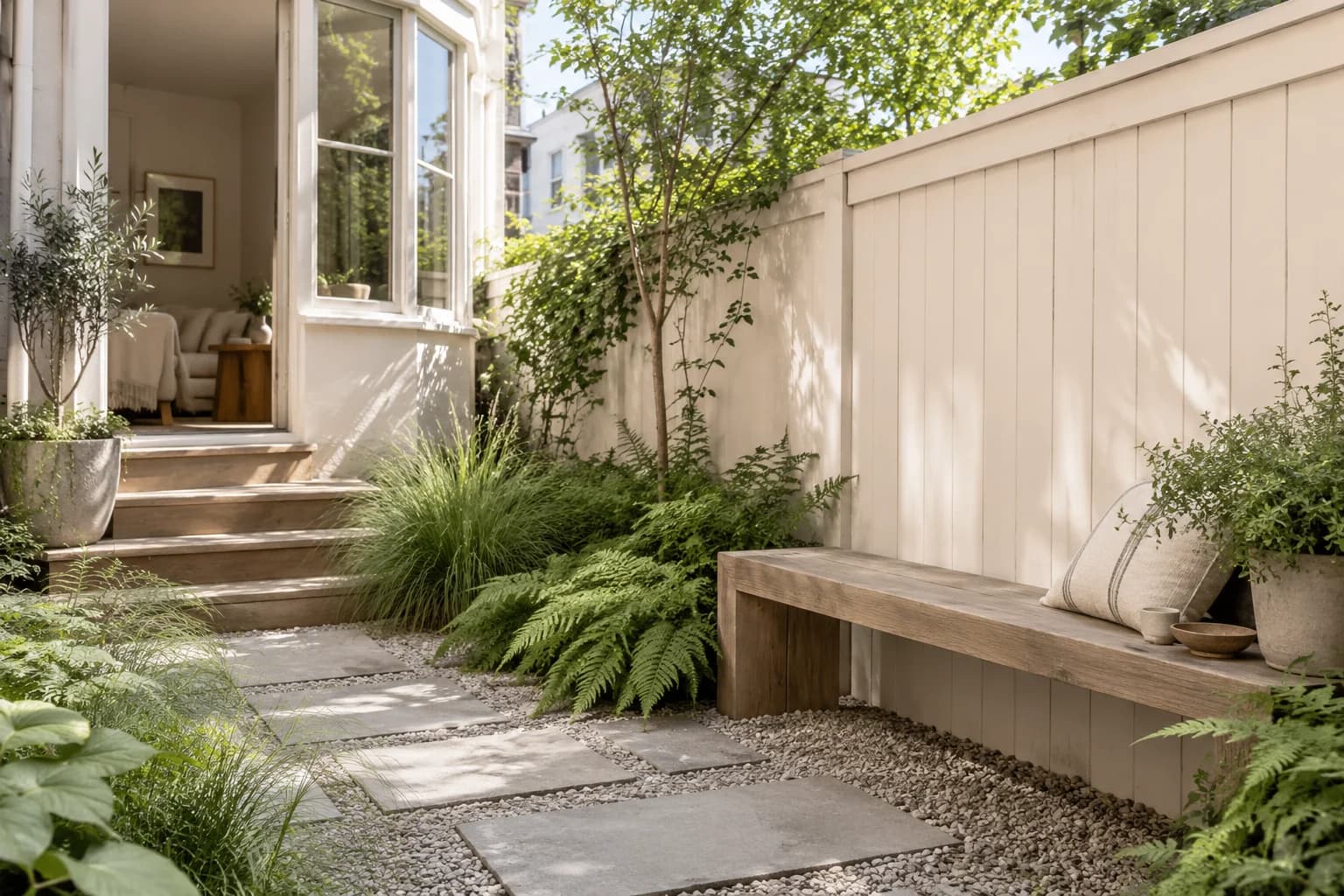Fences & garden structures featuring Alabaster paint