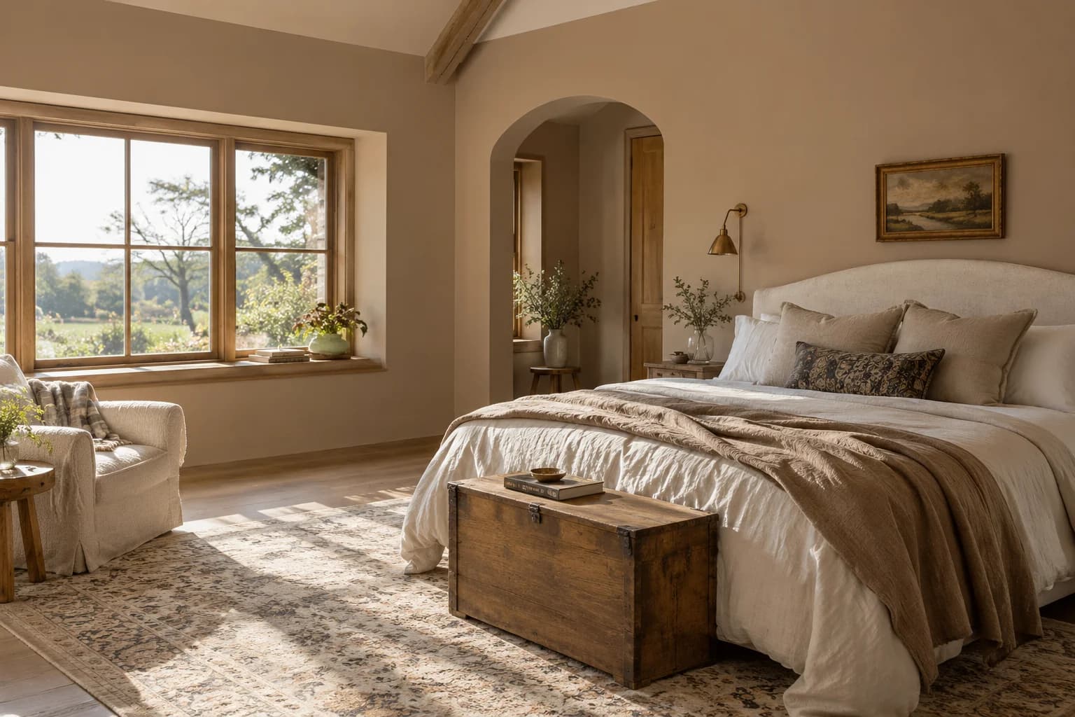 Bedroom featuring Baked Potato paint