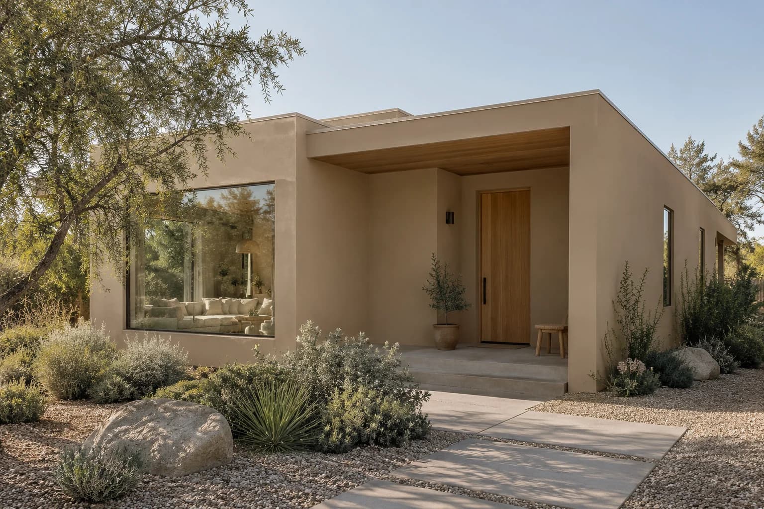 Stucco featuring Baked Potato paint