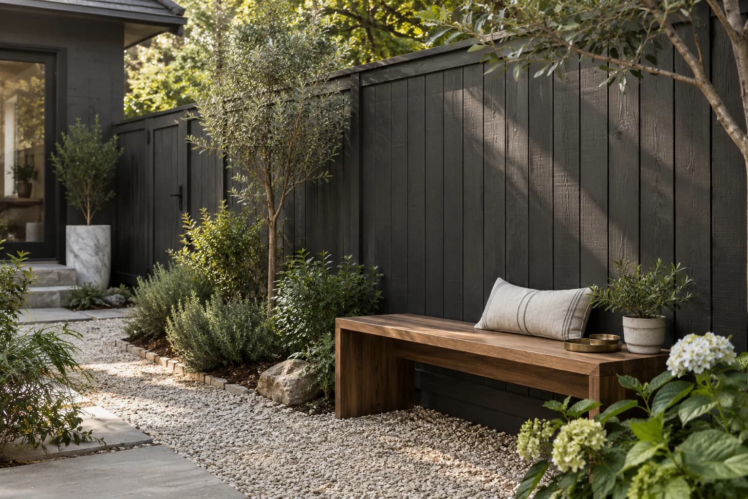 Fences & garden structures featuring Black paint
