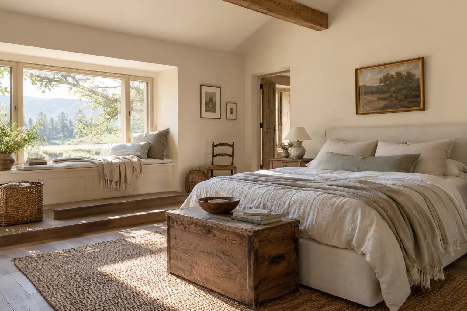 Bedroom featuring Bone paint
