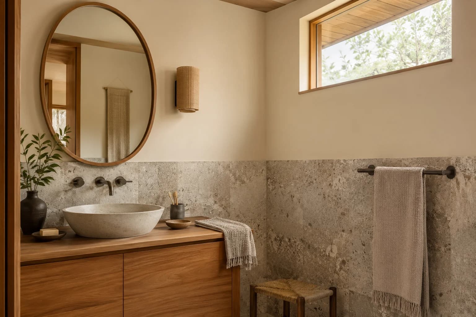 Bathroom featuring Sandcastle paint