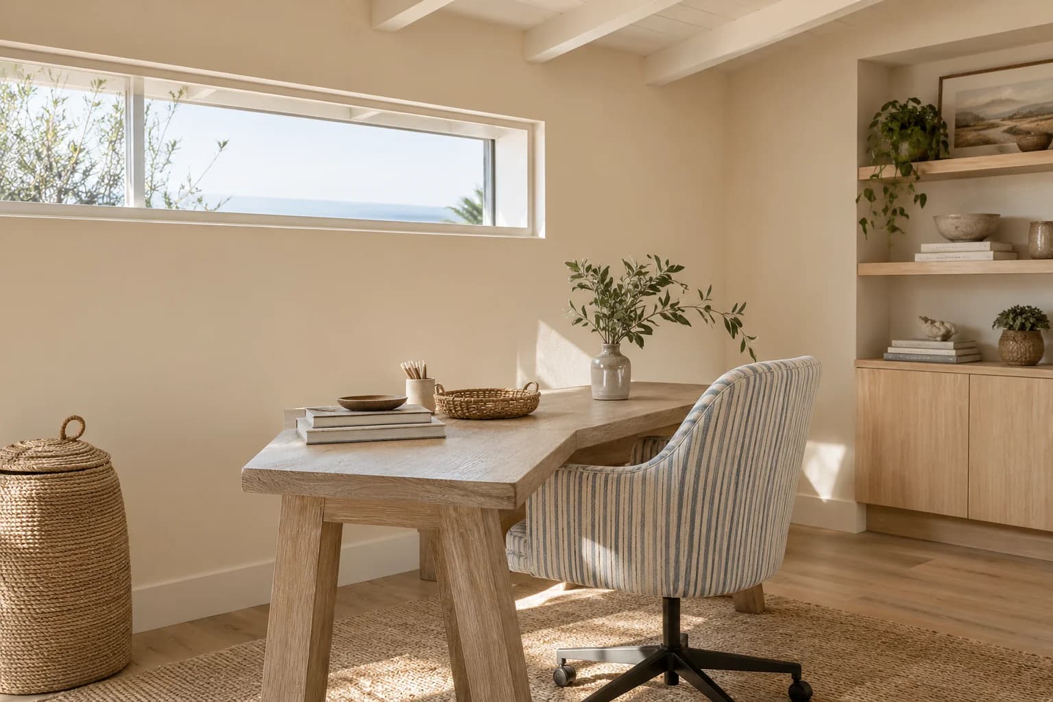 Home office featuring Sandcastle paint