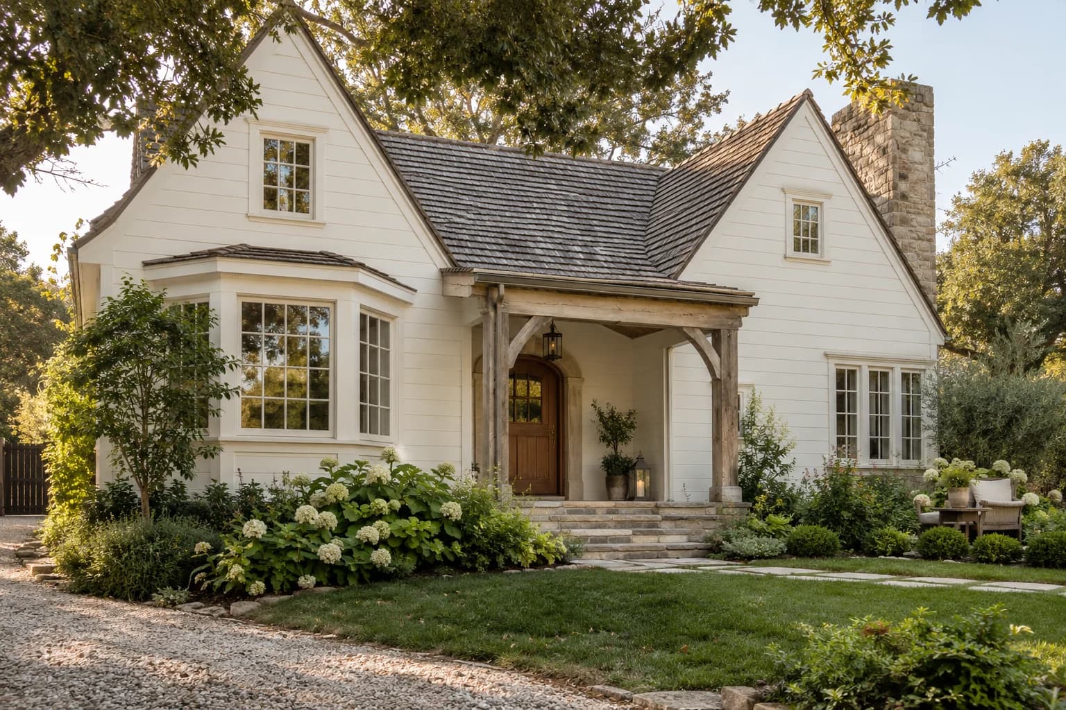 Siding featuring Warm White paint