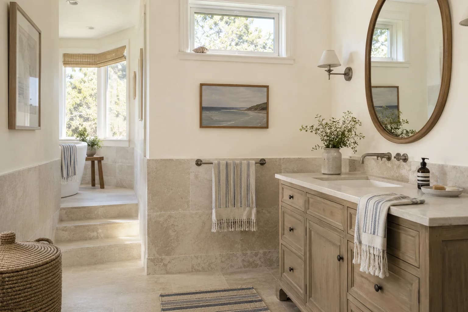 Bathroom featuring White Heat paint