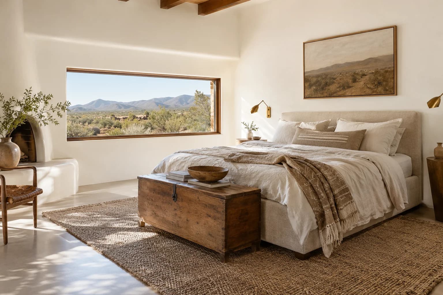 Bedroom featuring White Heat paint
