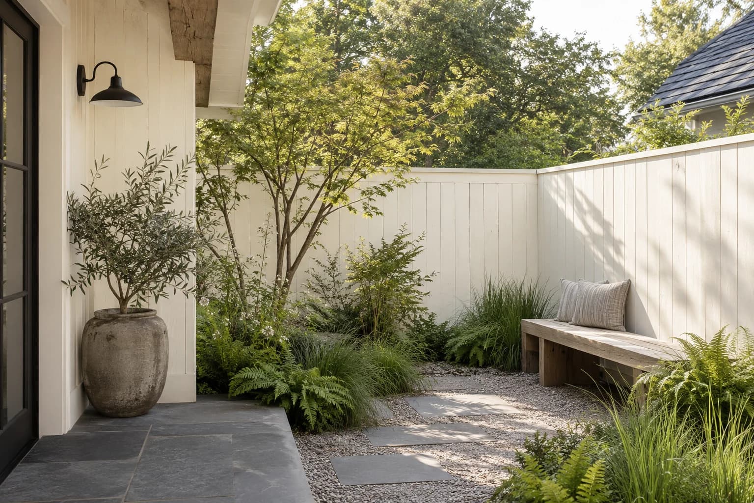 Fences & garden structures featuring White Heat paint