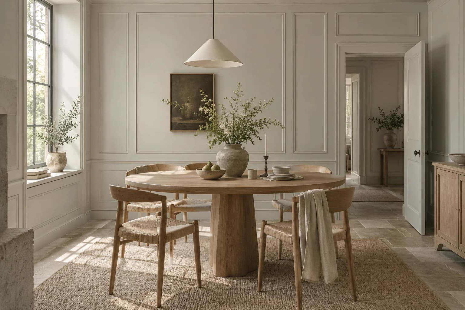 Dining room featuring Ammonite paint