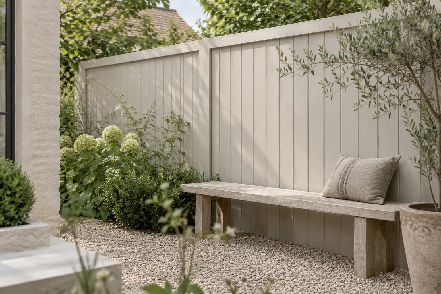 Fences & garden structures featuring Ammonite paint