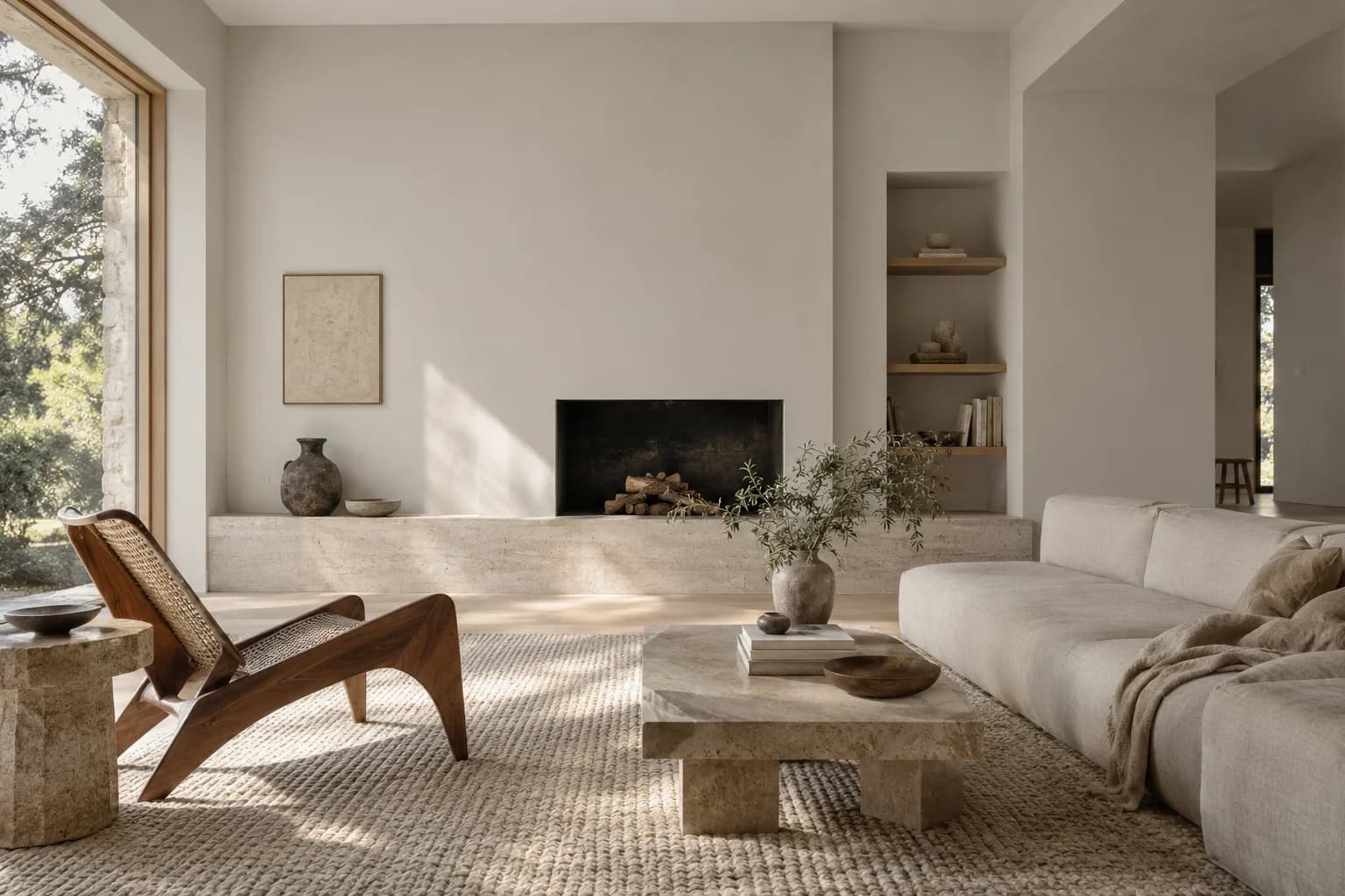 Living room featuring Ammonite paint
