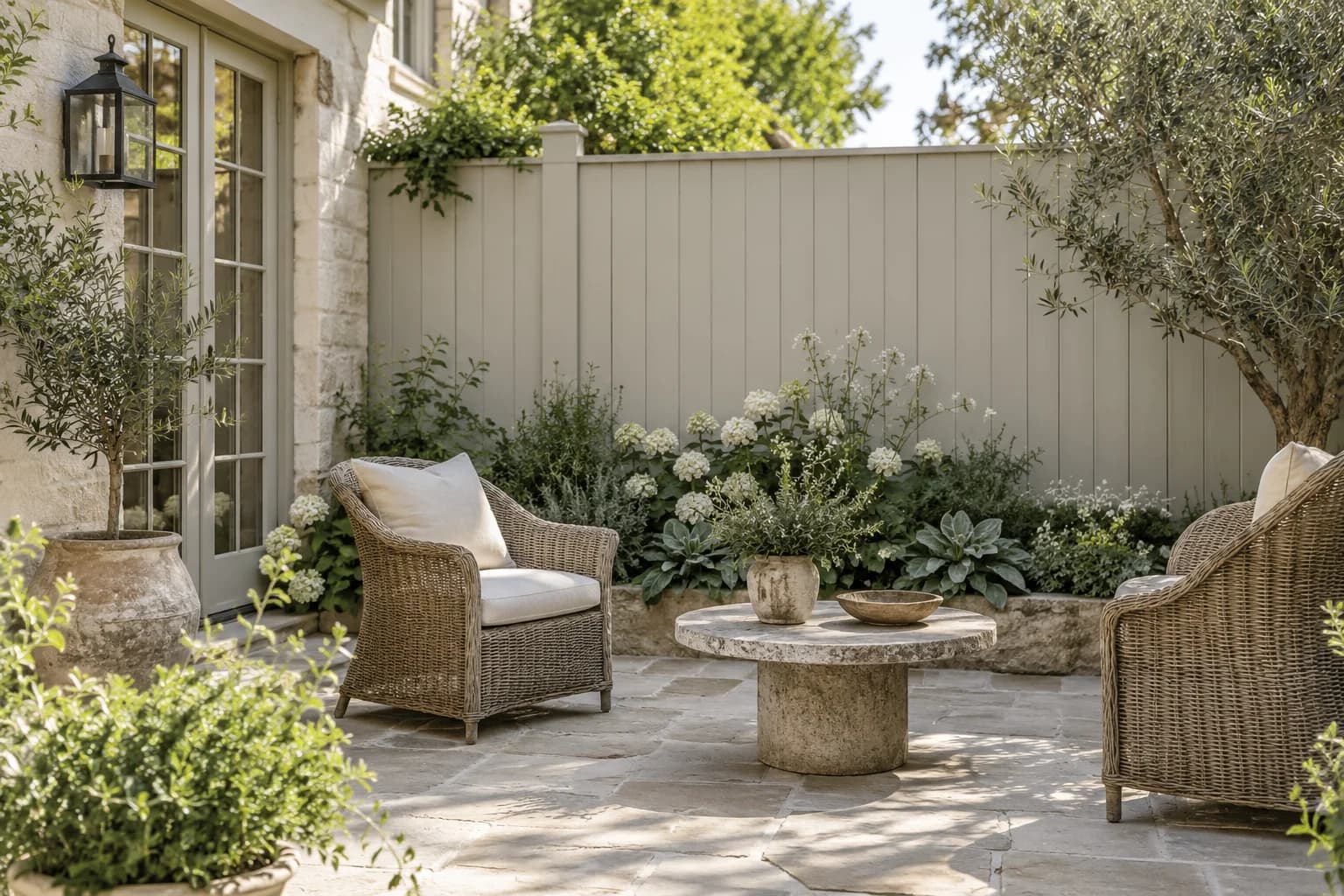 Fences & garden structures featuring Cornforth White paint