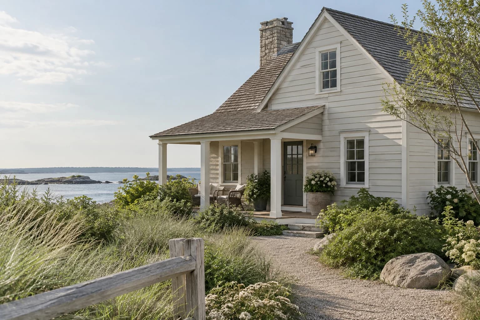 Siding featuring Cornforth White paint