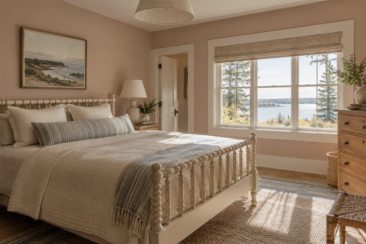 Bedroom featuring Dead Salmon paint