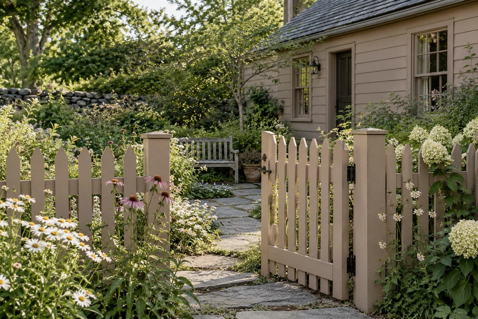 Fences & garden structures featuring Dead Salmon paint