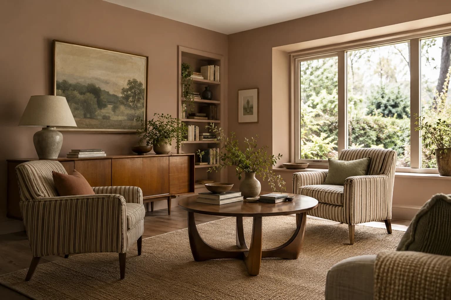 Living room featuring Dead Salmon paint