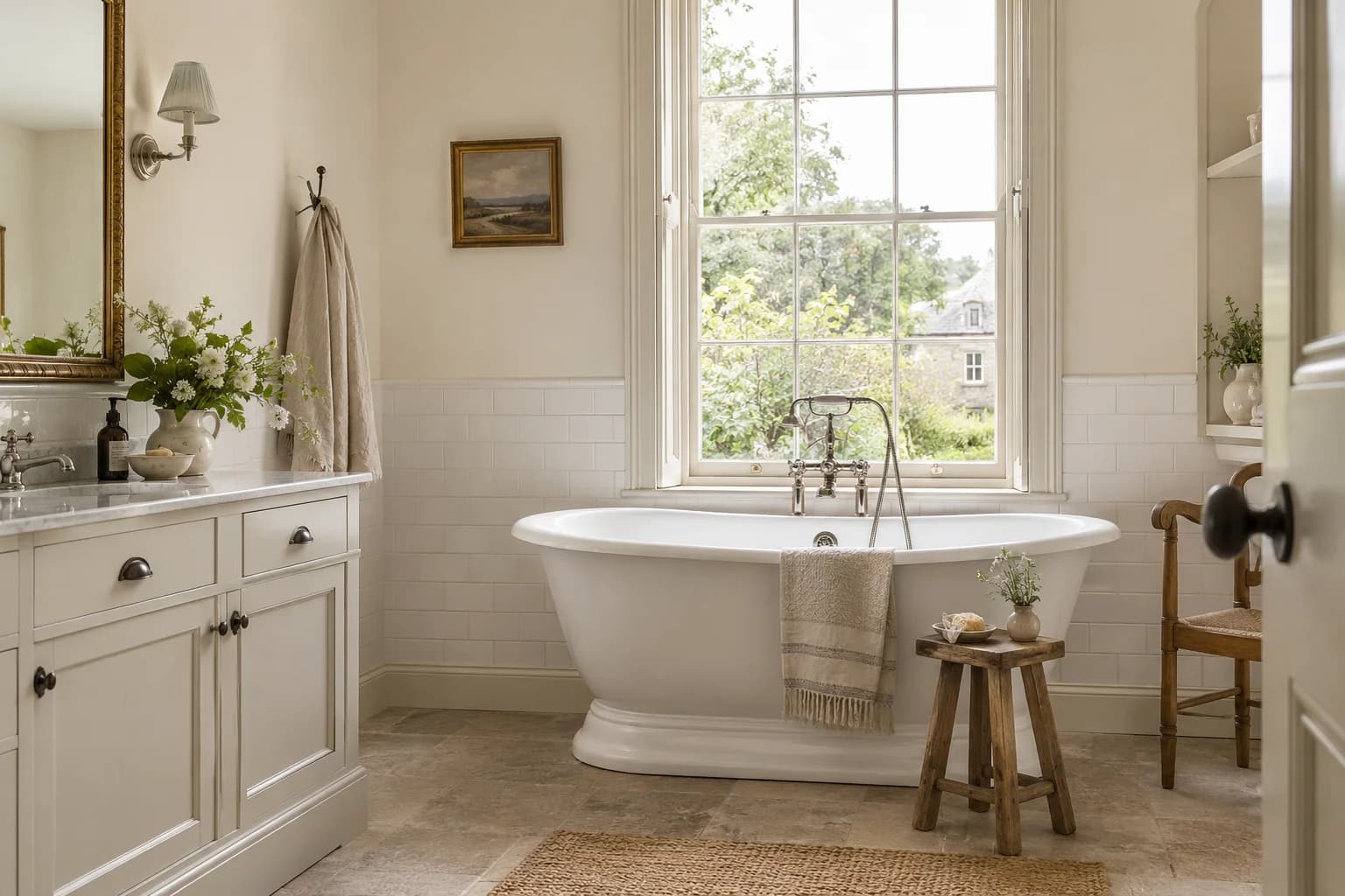 Bathroom featuring Dimity paint
