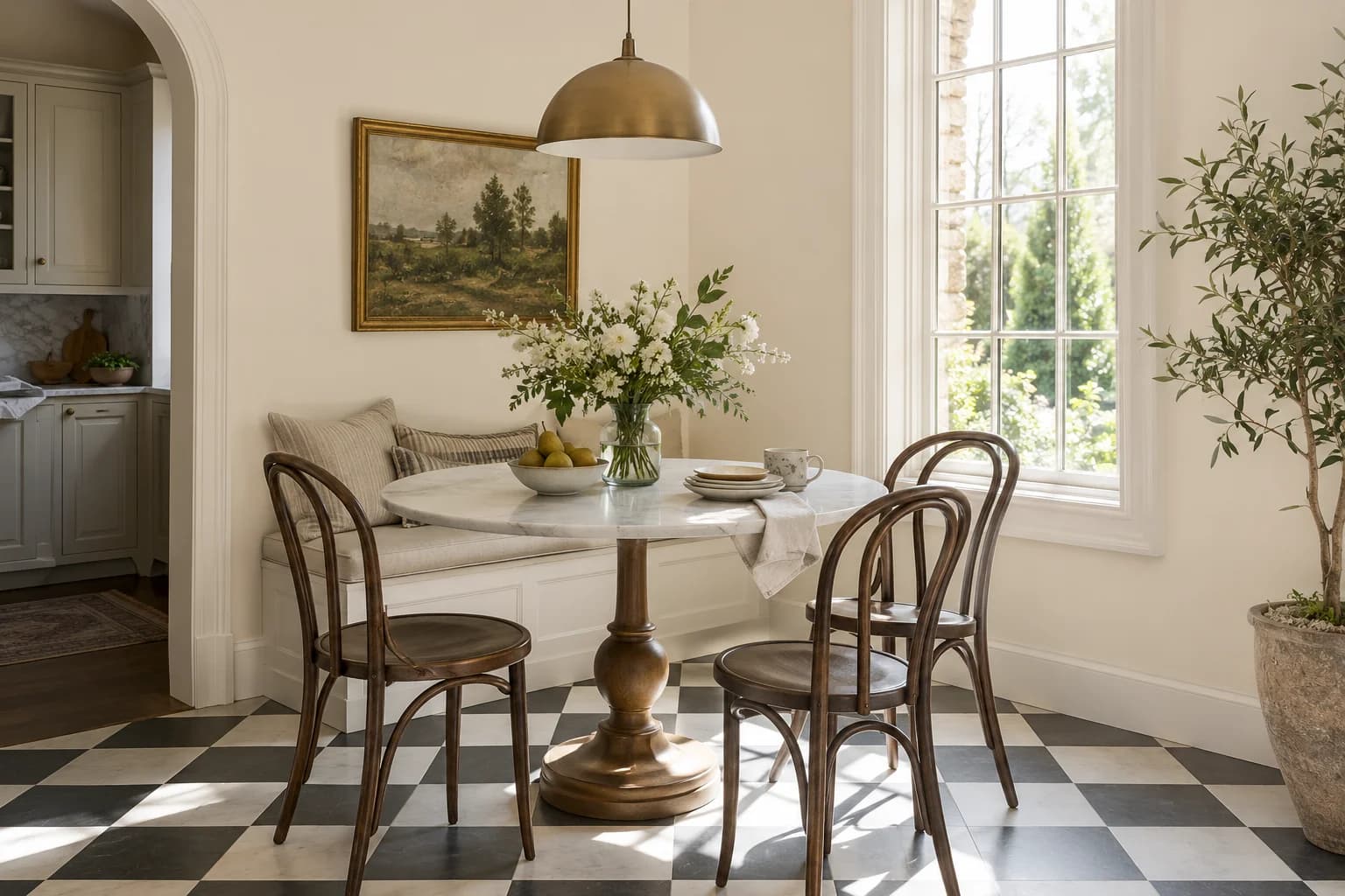 Dining room featuring Dimity paint