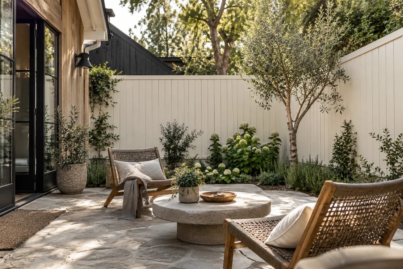 Fences & garden structures featuring Dimity paint