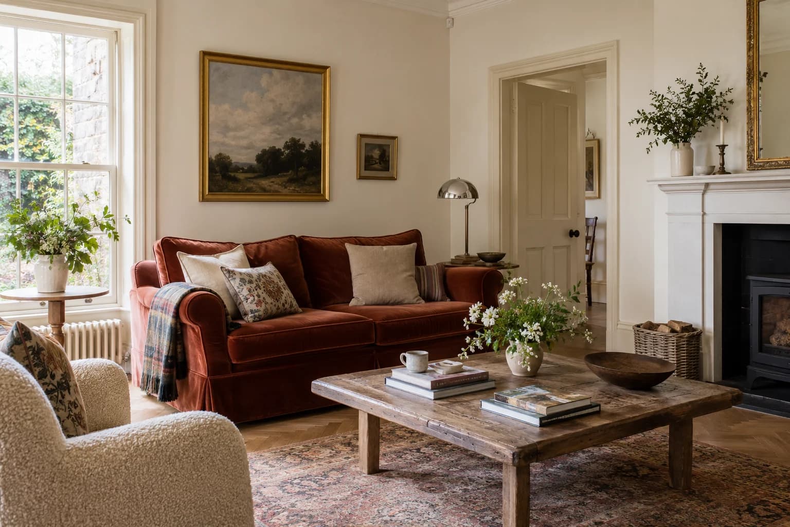 Living room featuring Dimity paint