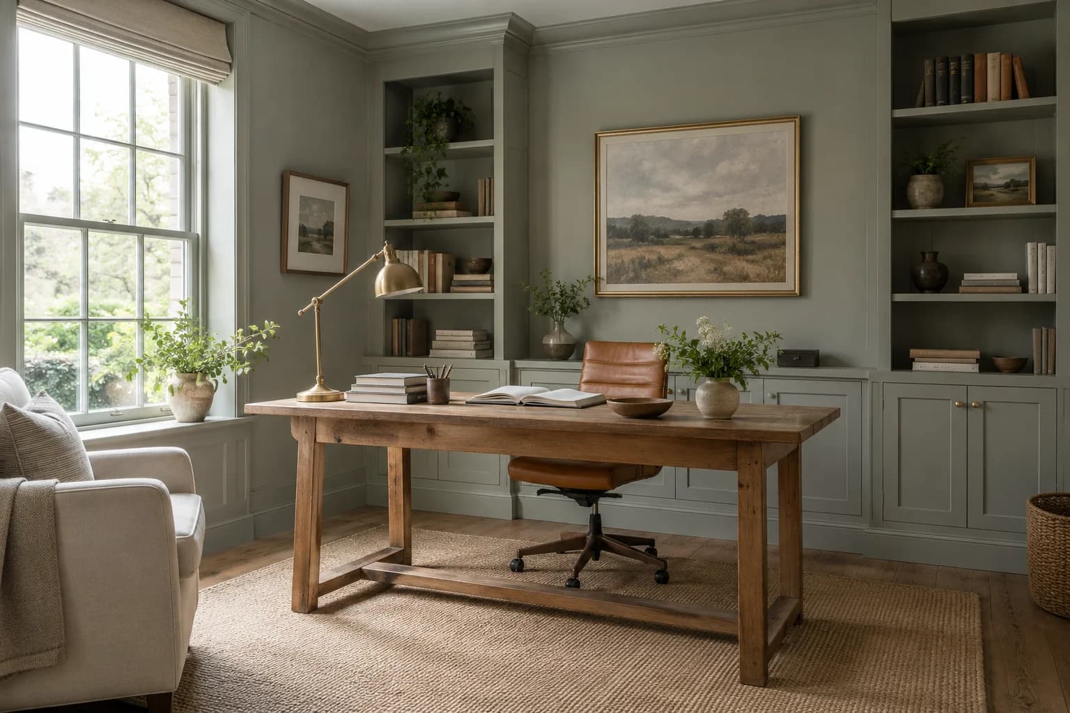 Home office featuring Pigeon paint