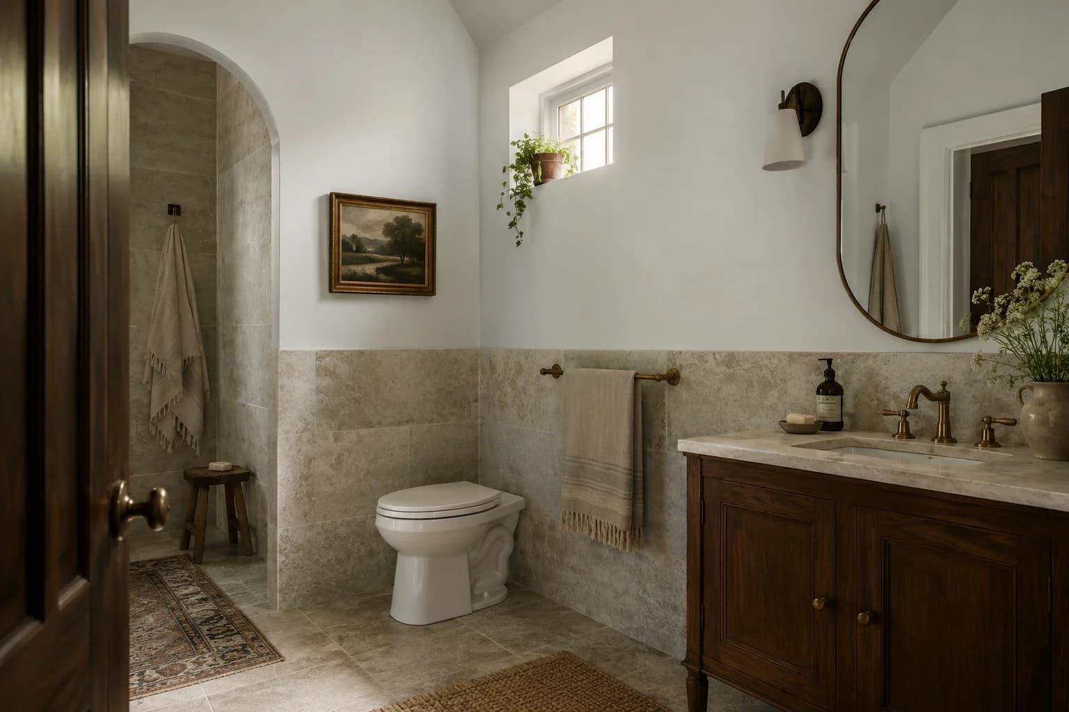 Bathroom featuring Aria paint