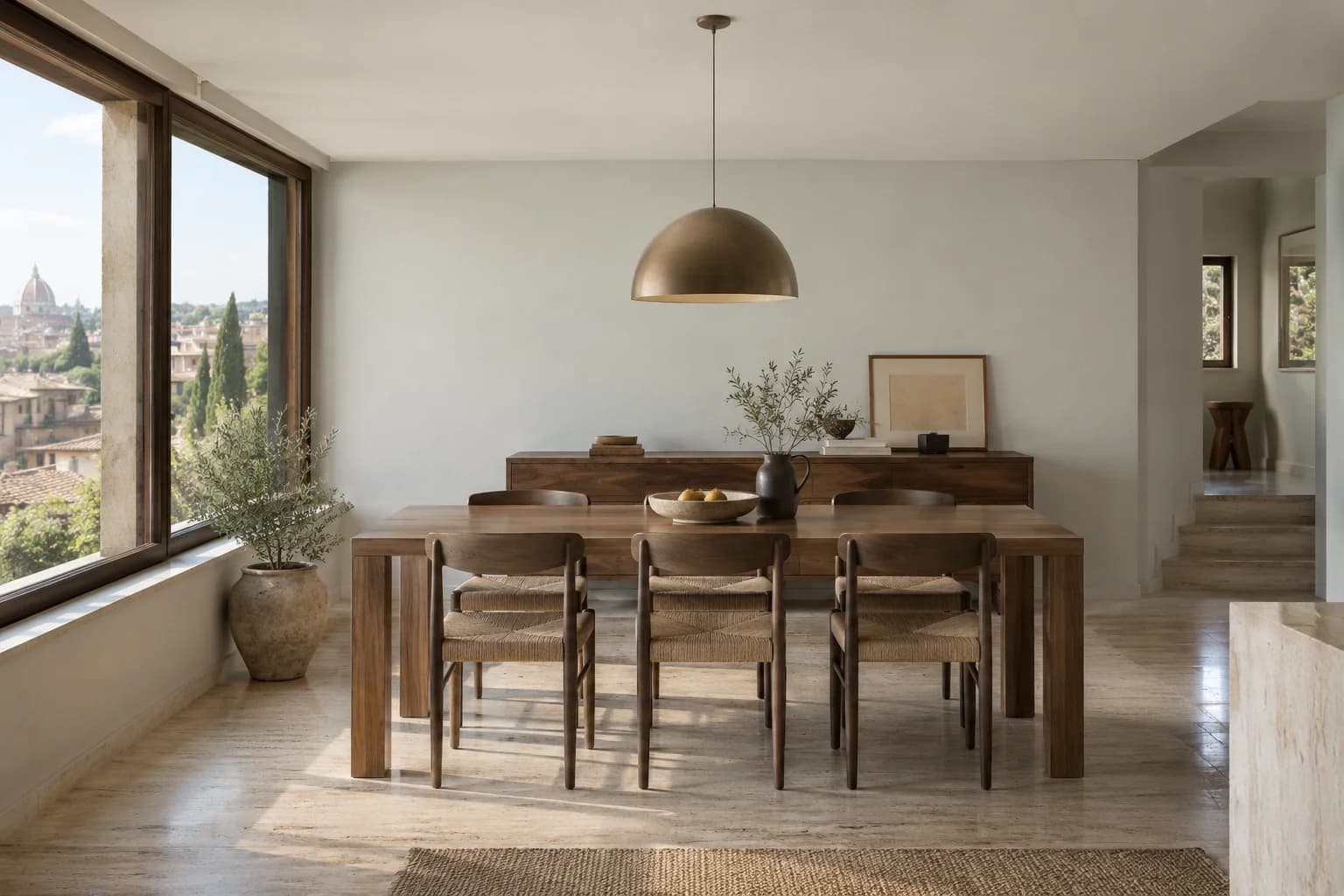 Dining room featuring Aria paint