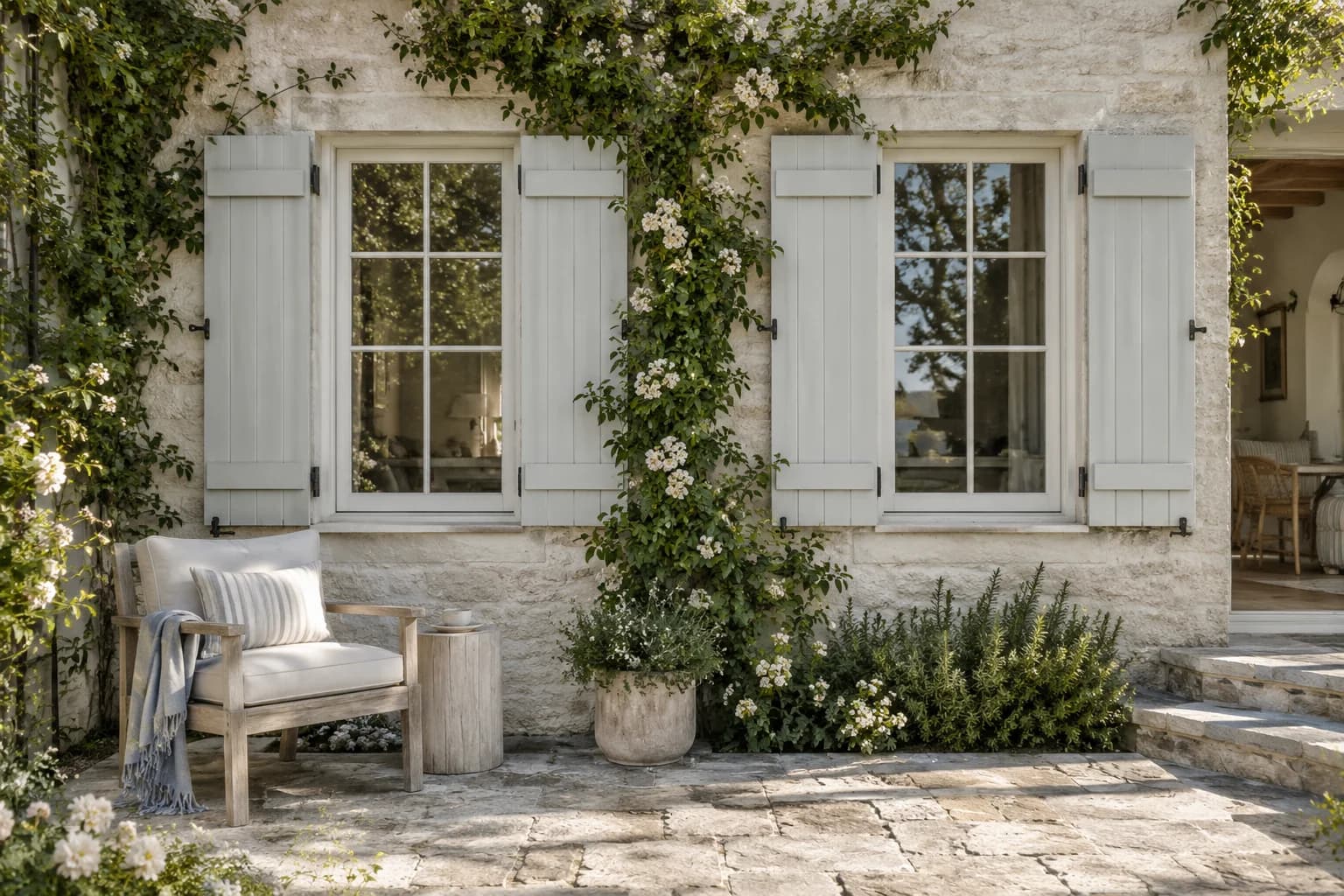 Shutters & trim featuring Aria paint