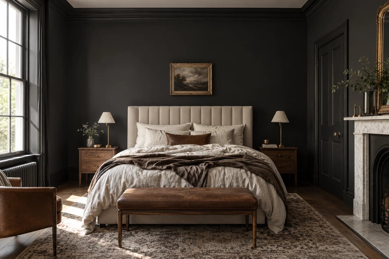 Bedroom featuring Black Magic paint