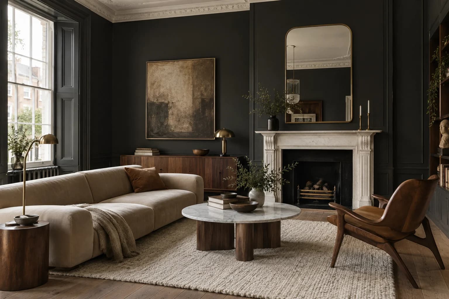Living room featuring Black Magic paint