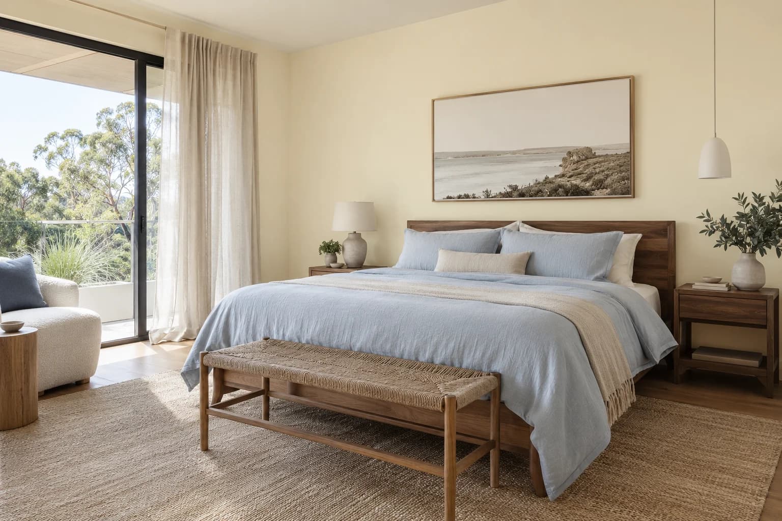 Bedroom featuring Candlewick paint