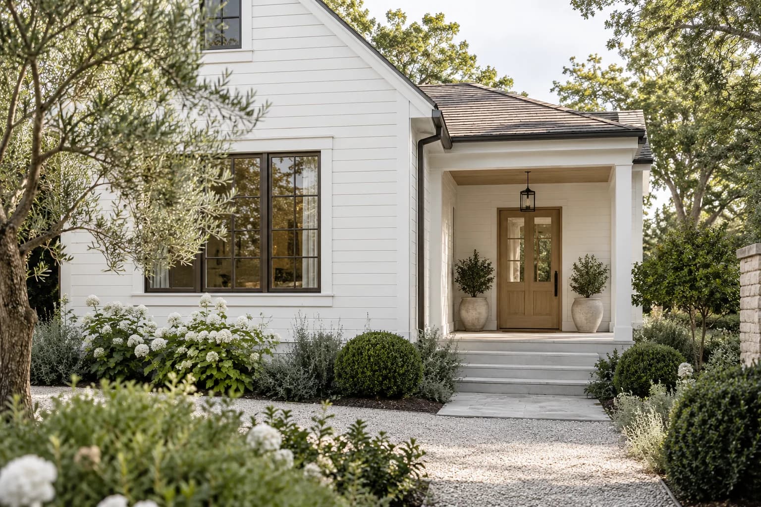 Siding featuring Delicate White paint