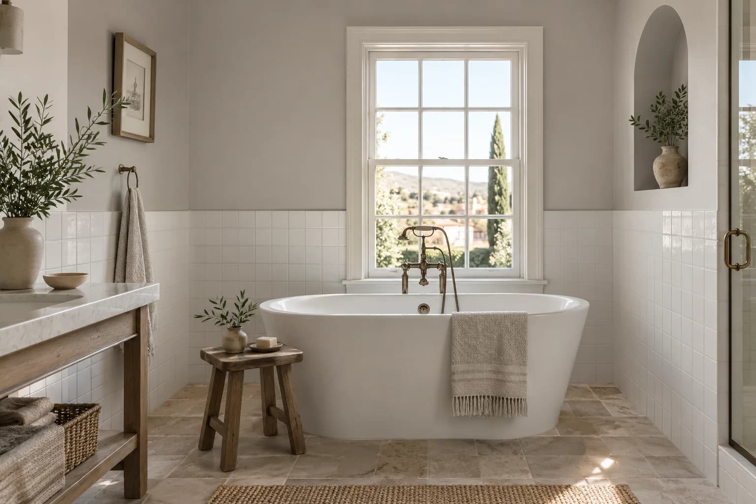 Bathroom featuring Early Evening paint