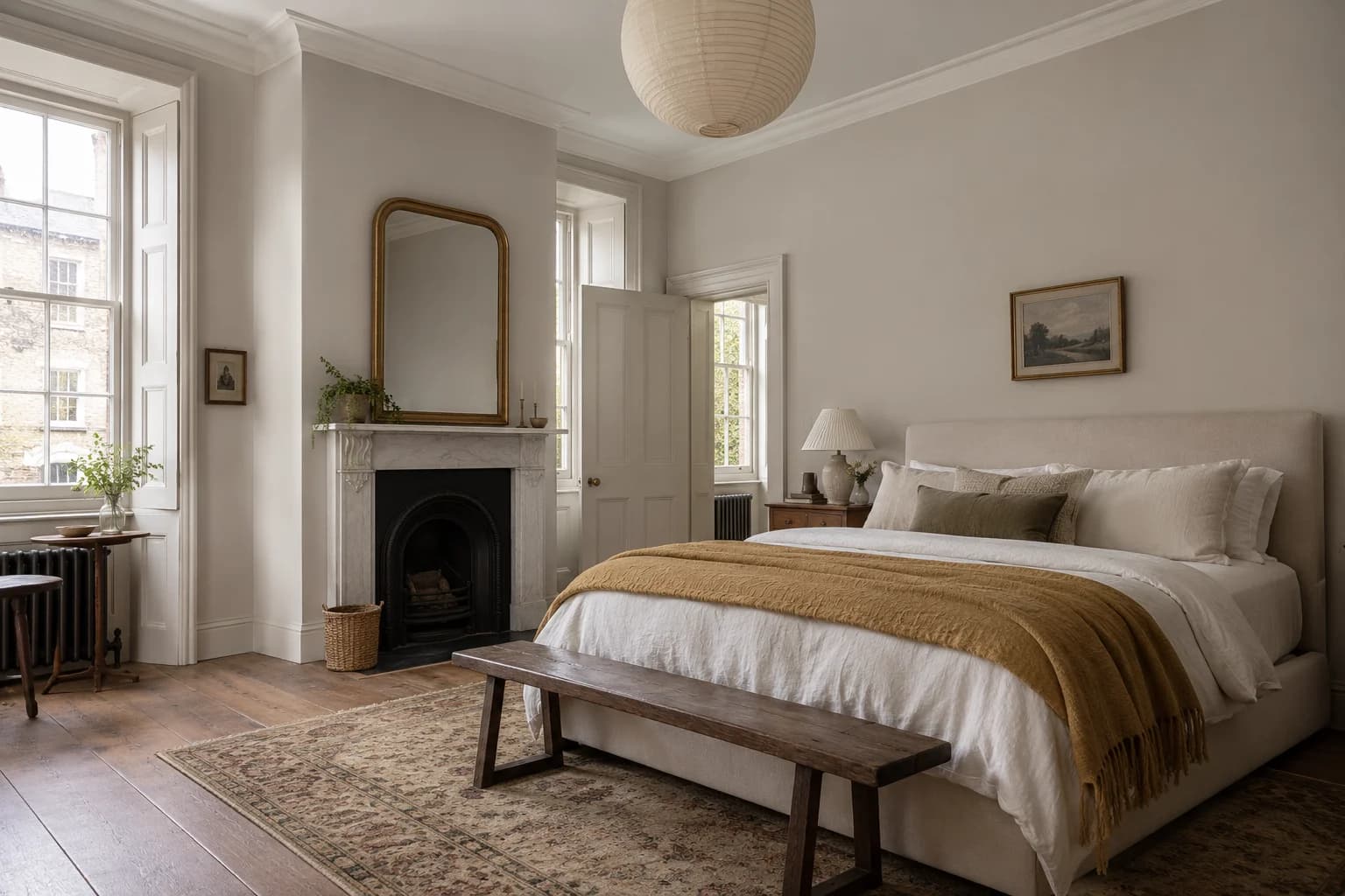 Bedroom featuring Early Evening paint